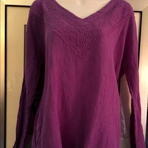 Gauzy cotton tunic by Geeta